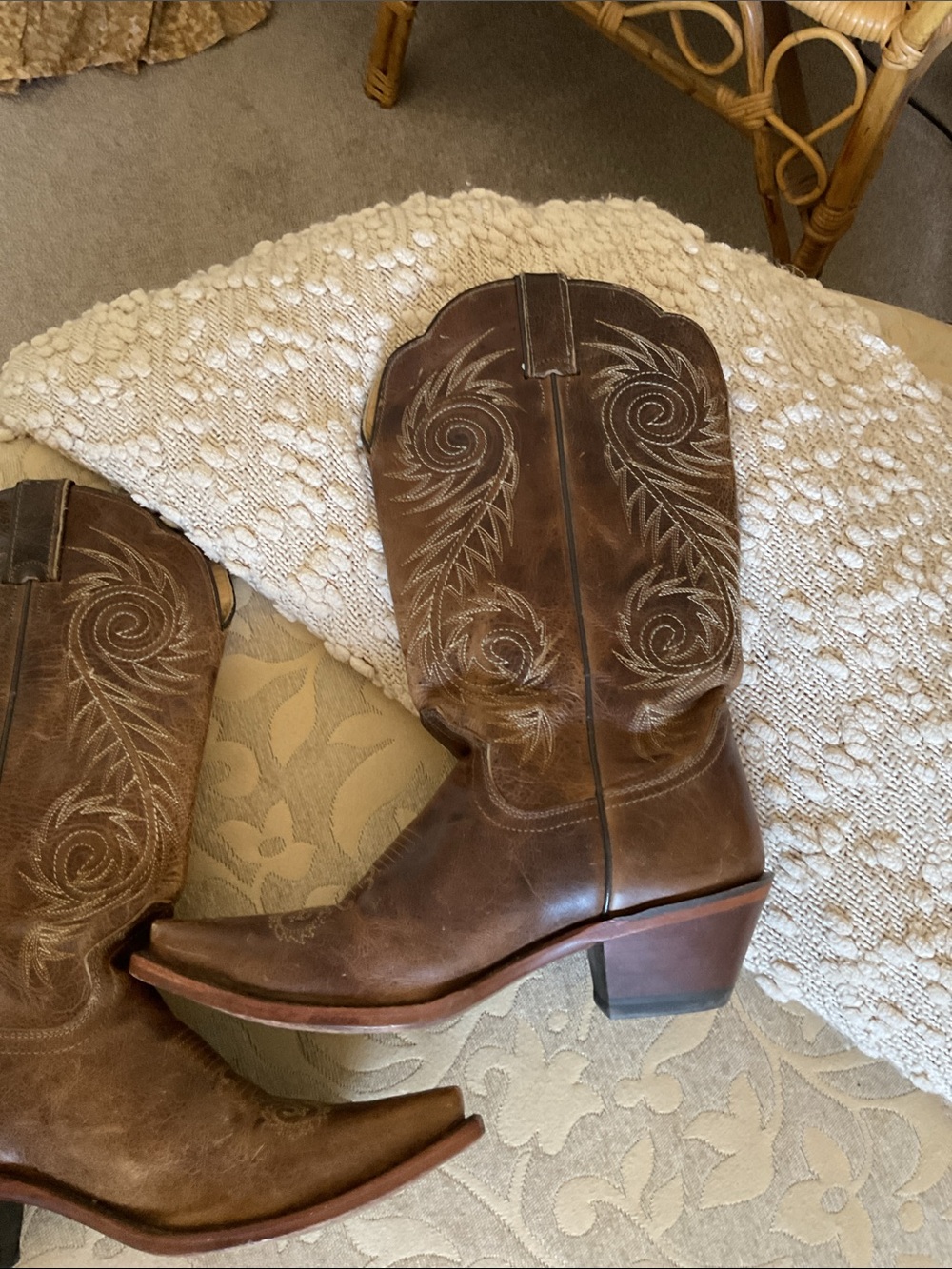 Justin Women's Tan Damiana Boot- L4332 GUC - Picture 9 of 12